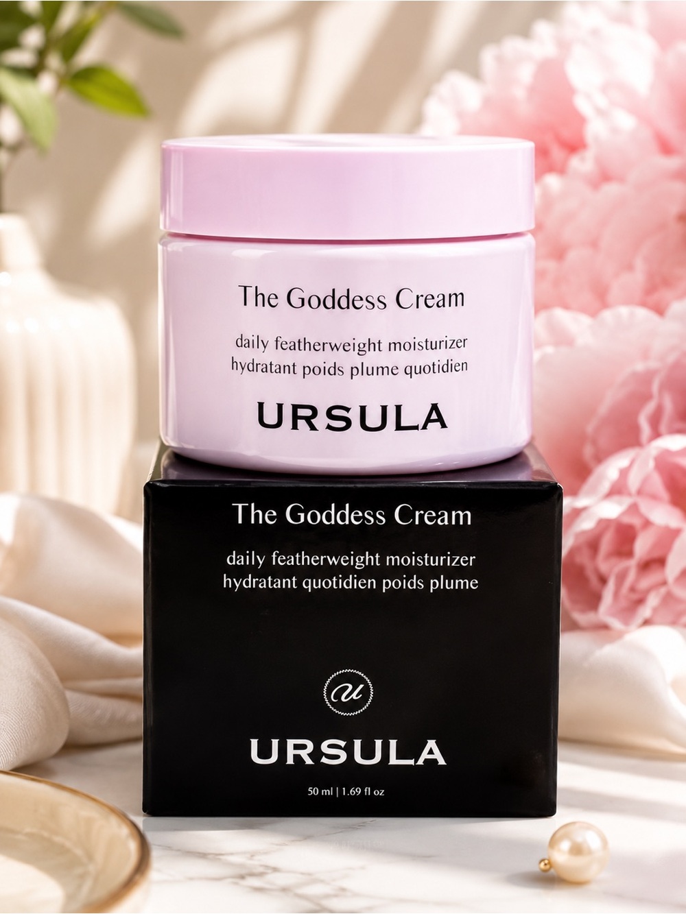 URSULA The Goddess Cream Daily Featherweight Moisturizer, 1.69 oz